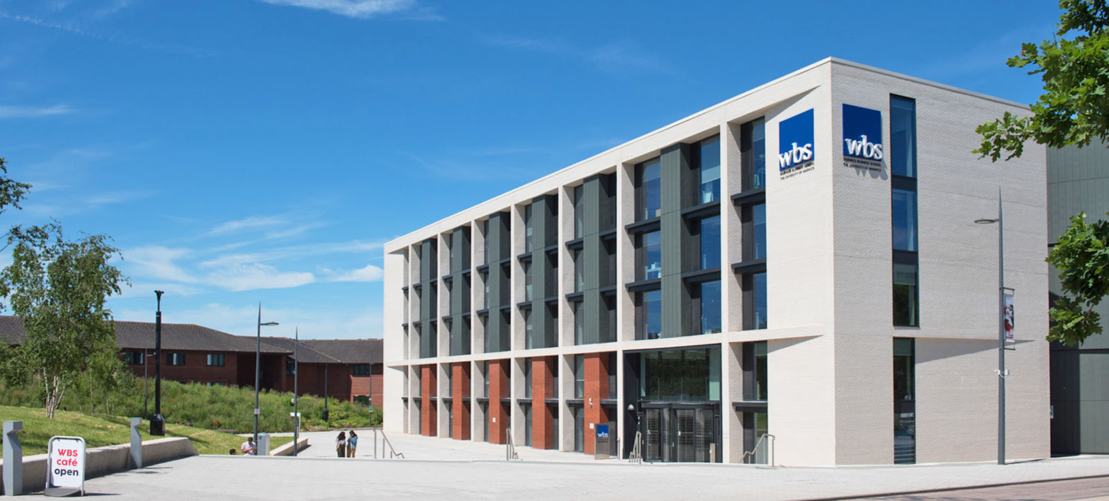 The Warwick Business School building located in Coventry on the University of Warwick campus.