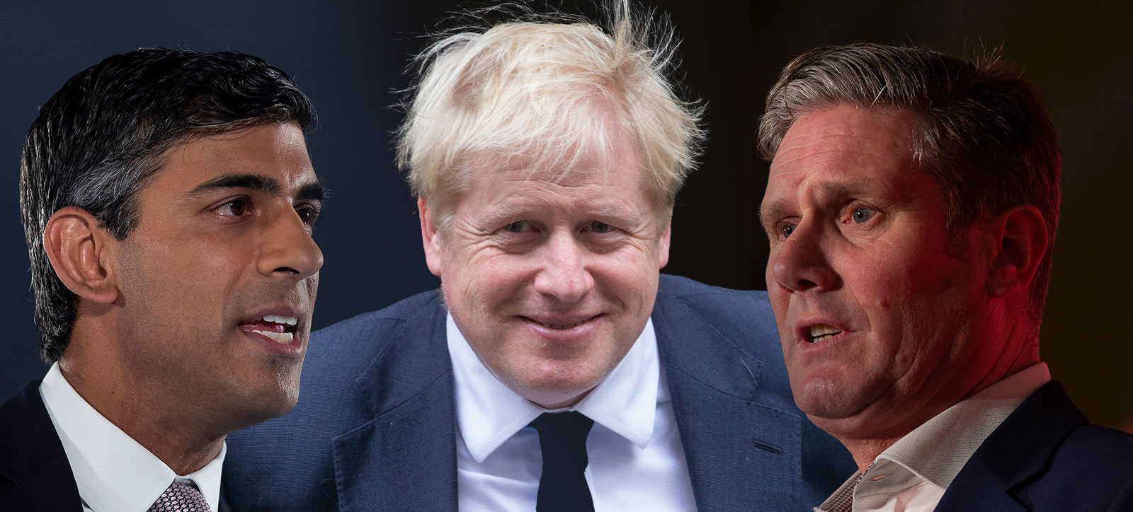 Rishi Sunak, Boris Johnson and Keir Starmer Rishi Sunak, Boris Johnson and Keir Starmer