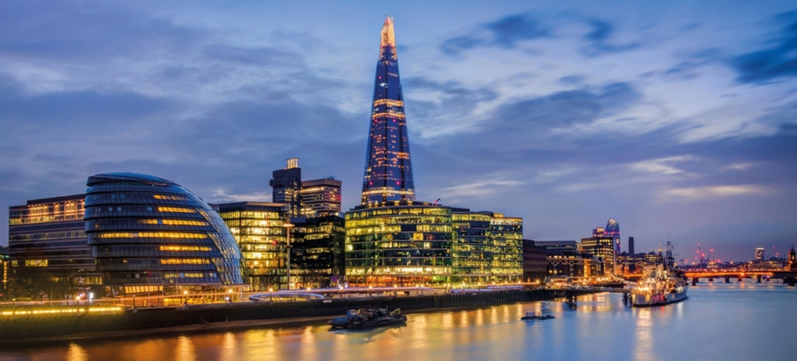 The Shard at night