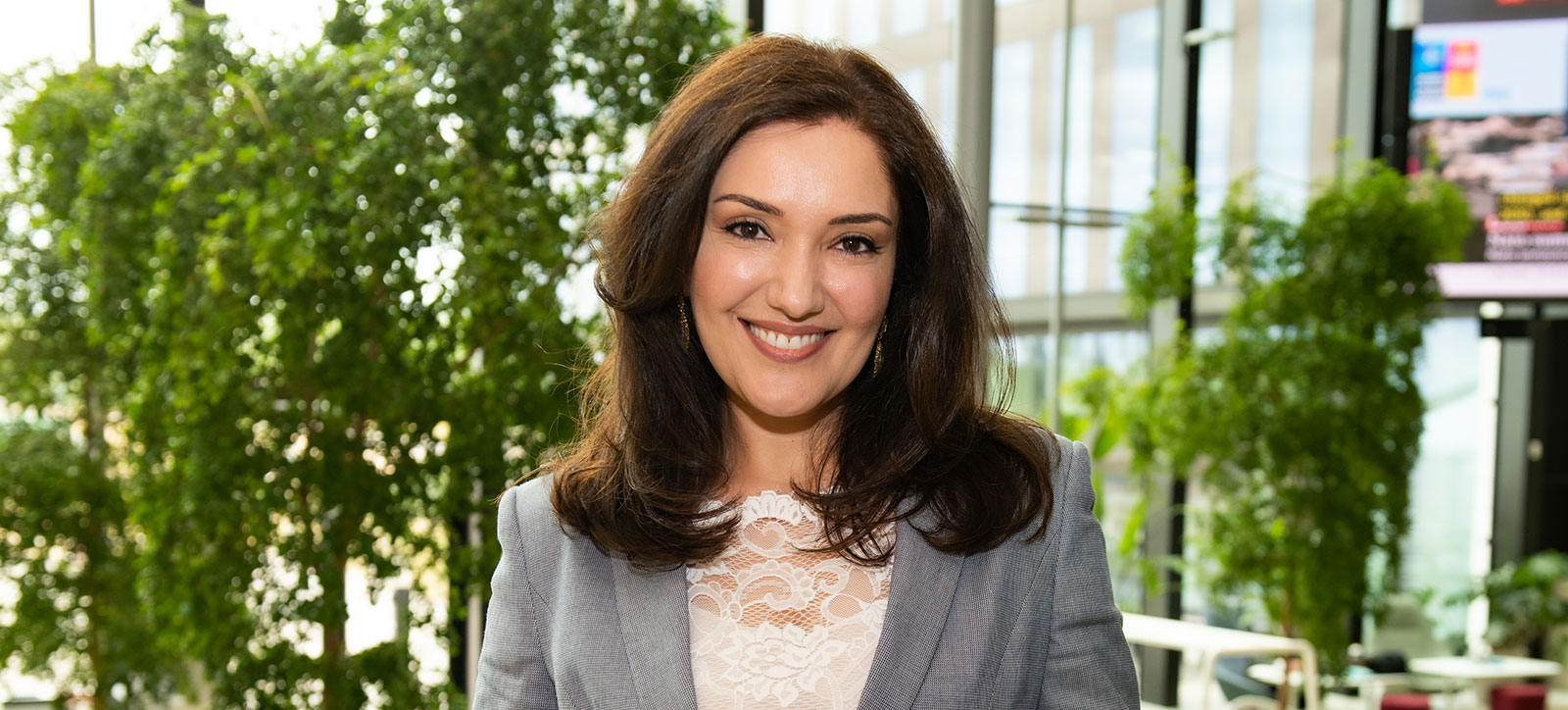 Elham Fardad smiling Elham Fardad smiling