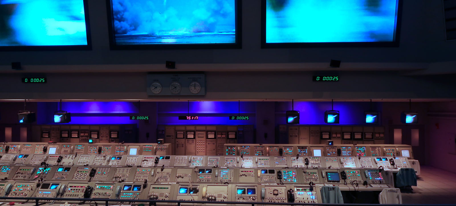 The NASA control room The NASA control room